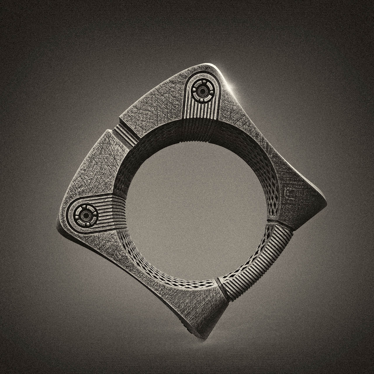 Dune Movie Ring with Sci Fi Vibes