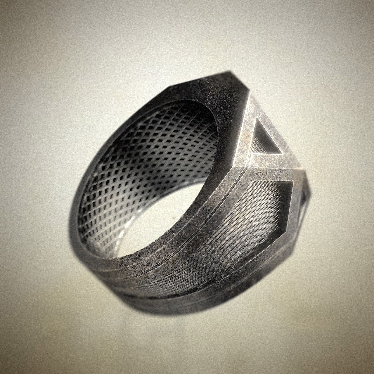 Men's onyx ring