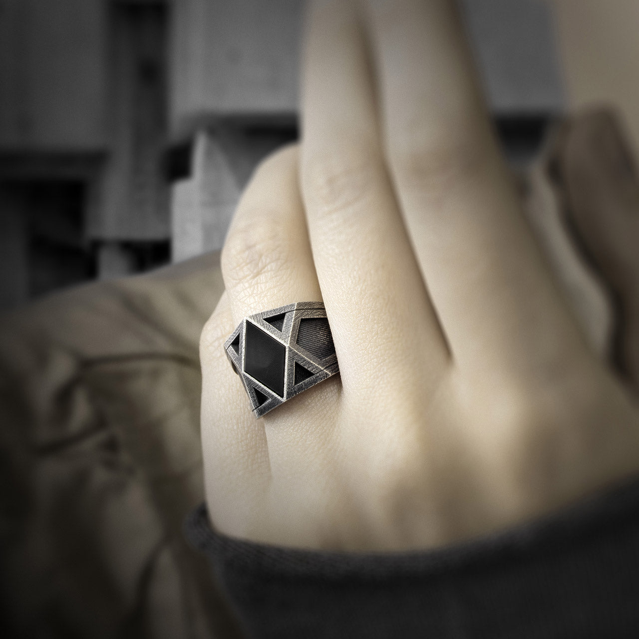 Sci Fi statement ring