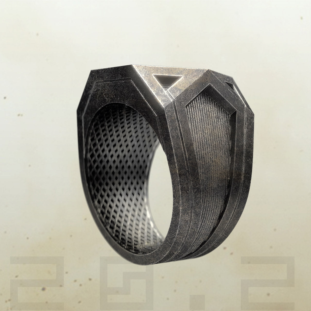 Black Men's onyx ring