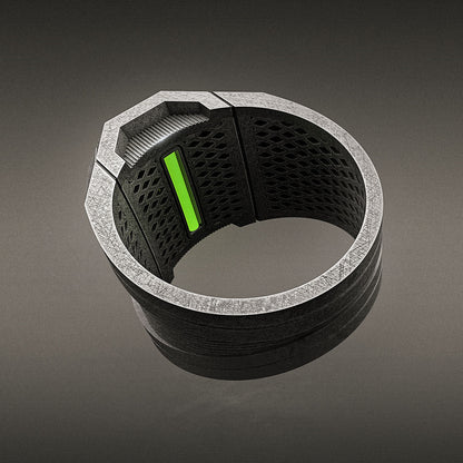 Cyberpunk Ring with Cyberbrutalistic Vibes