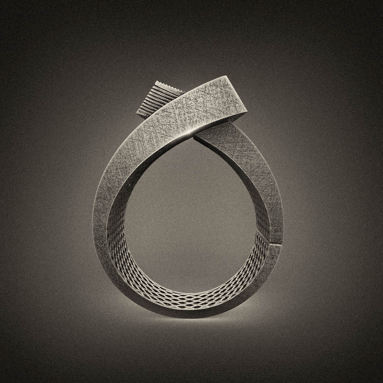 Dune Movie Ring with Sci Fi Vibes