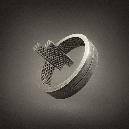 Futuristic Sci Fi Ring, Dune Vibes, Alternative Vision