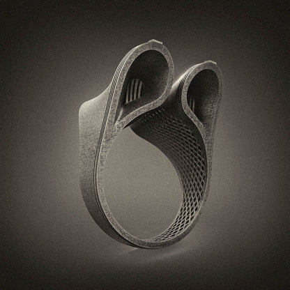 Futuristic Sci Fi Ring, Dune Vibes, Alternative Vision