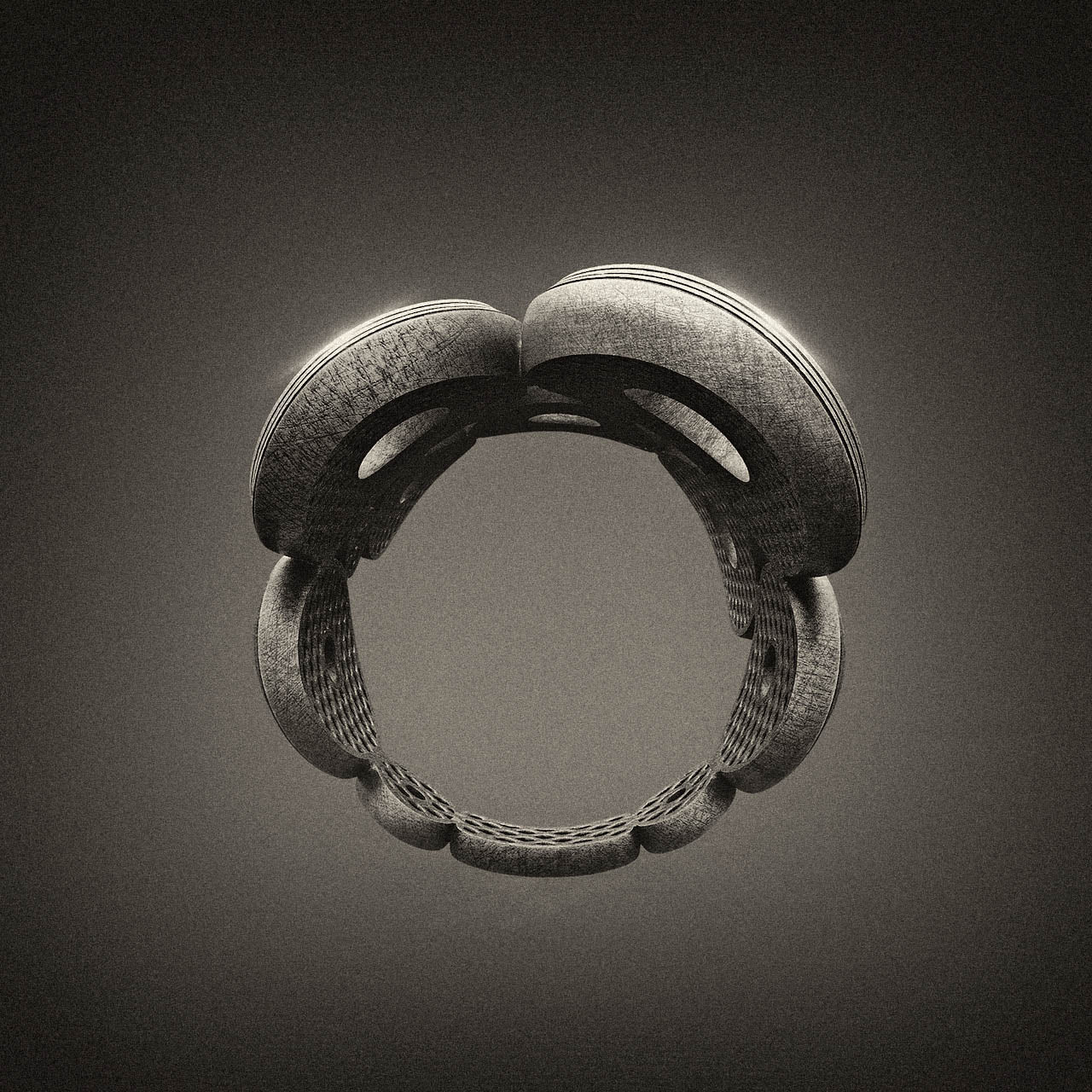 Futuristic Sci Fi Ring, Dune Vibes, Alternative Vision