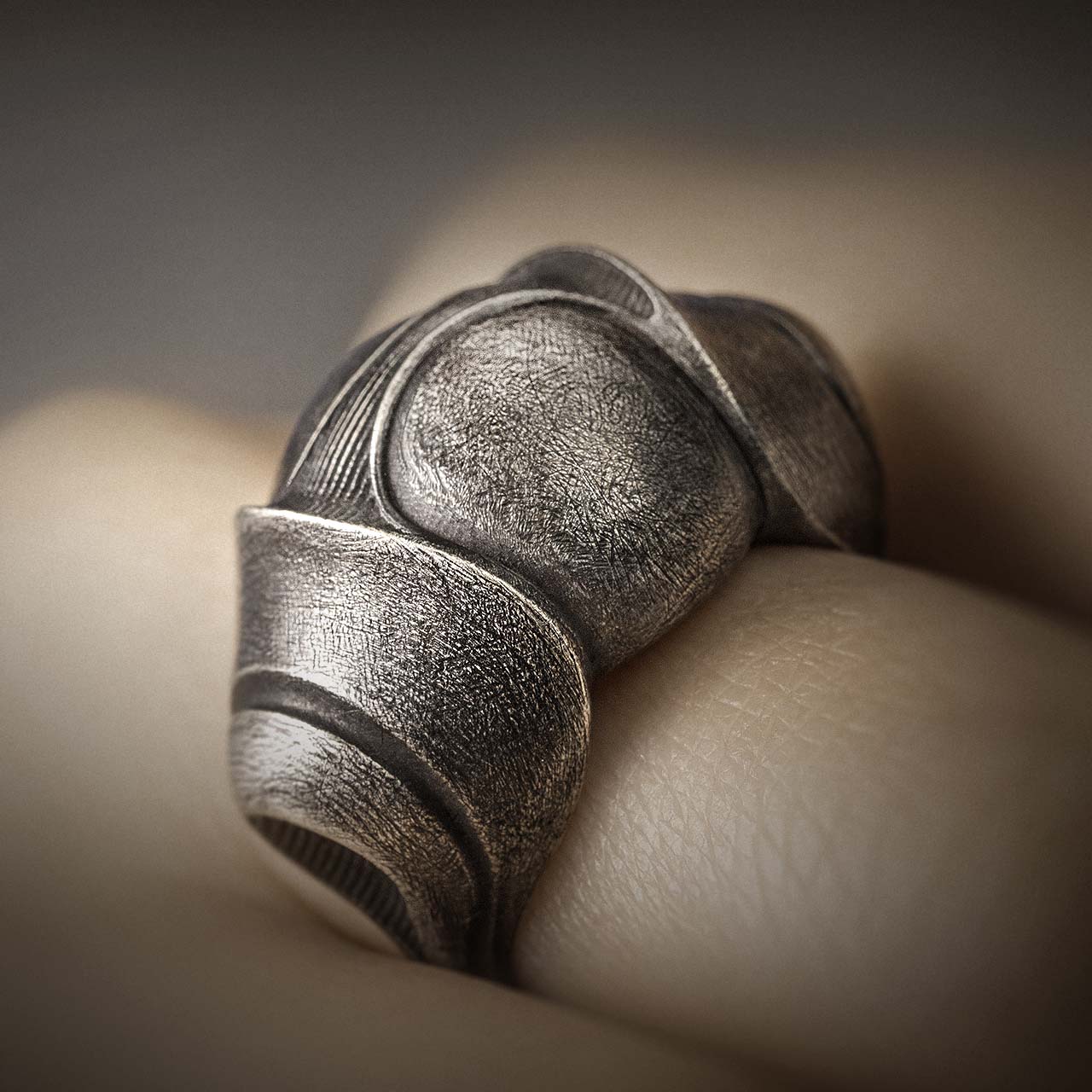 Authentic Futuristic Ring, Dune Vibes, Alternative Vision