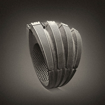 Futuristic Sci Fi Ring, Dune Vibes, Alternative Vision