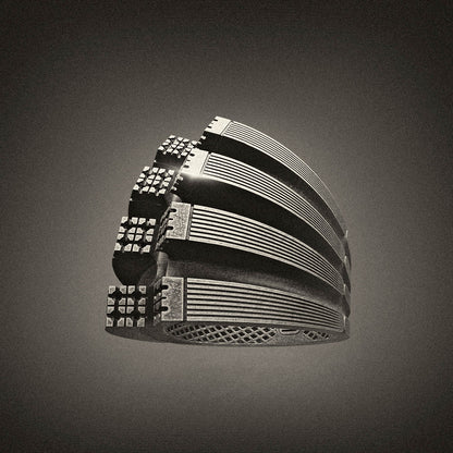 Futuristic Sci Fi Ring, Dune Vibes, Alternative Vision