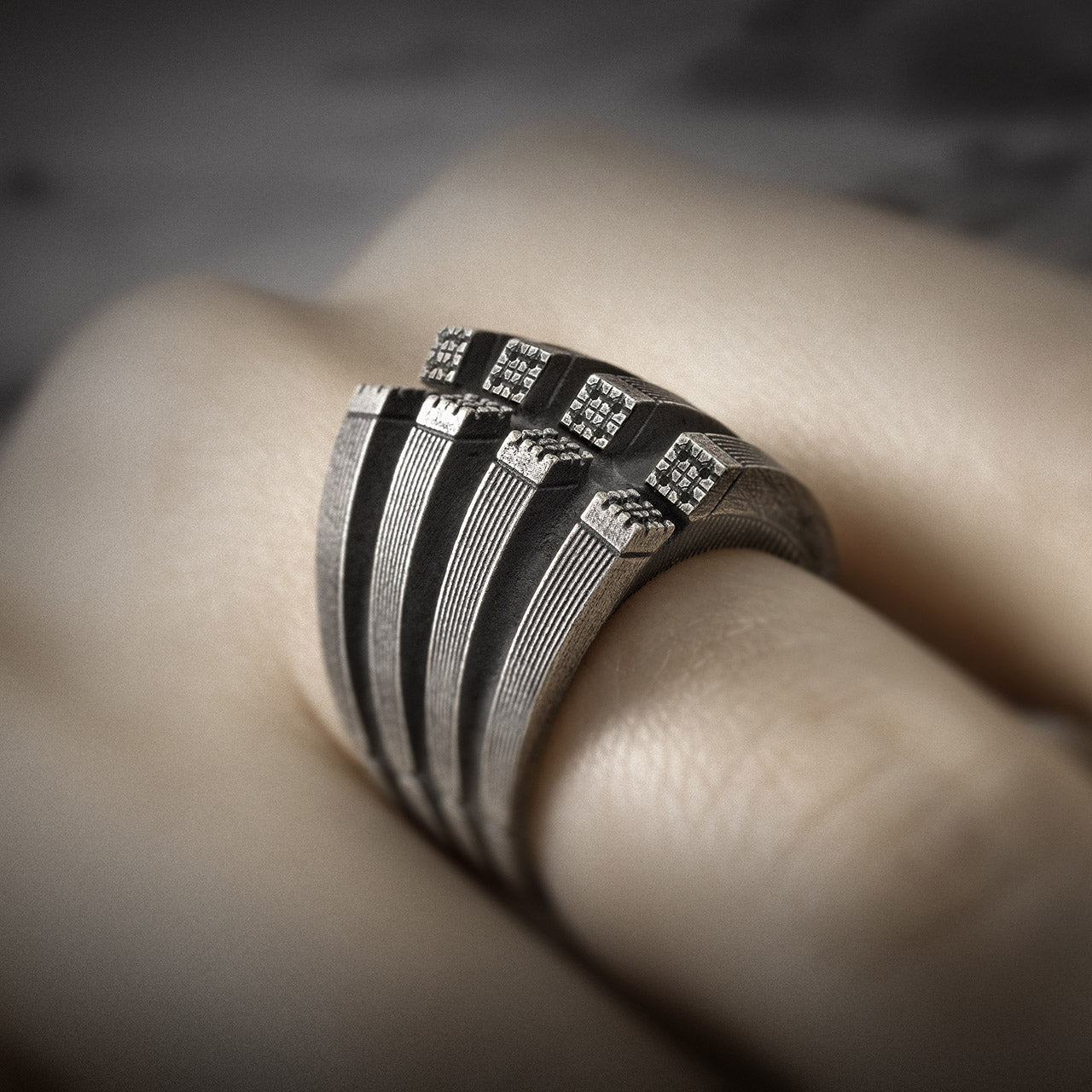 Futuristic Sci Fi Ring, Dune Vibes, Alternative Vision