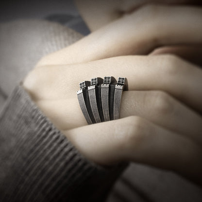 Futuristic Sci Fi Ring, Dune Vibes, Alternative Vision