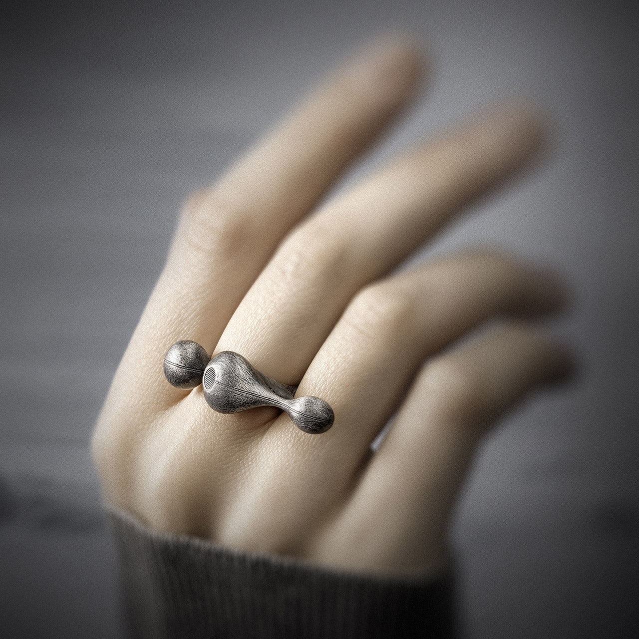 Futuristic Sci Fi Ring, Dune Vibes, Alternative Vision