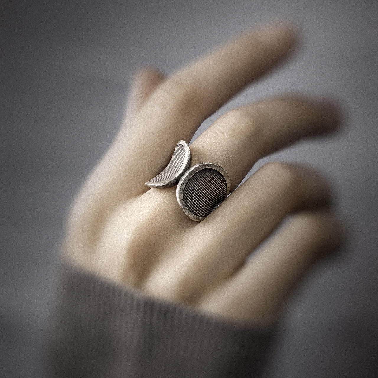 Dune Movie Ring with Sci Fi Vibes