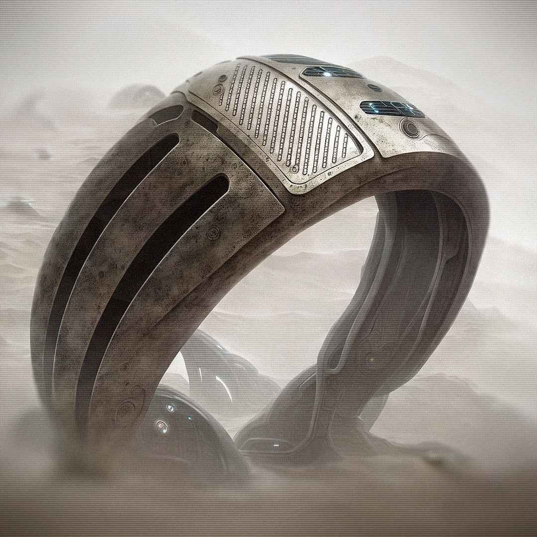 Dune Ring with Sci Fi Vibes