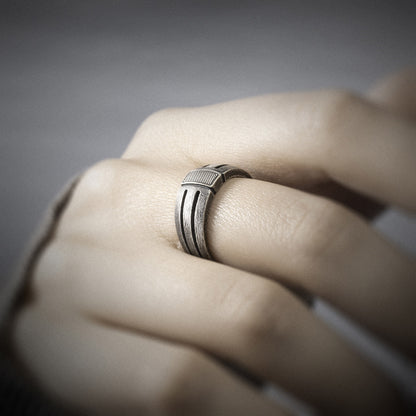 Dune Ring with Sci Fi Vibes