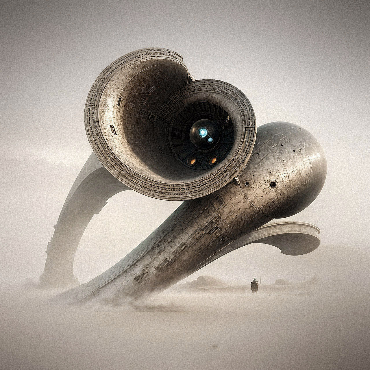 Authentic Futuristic Ring, Dune Vibes, Alternative Vision