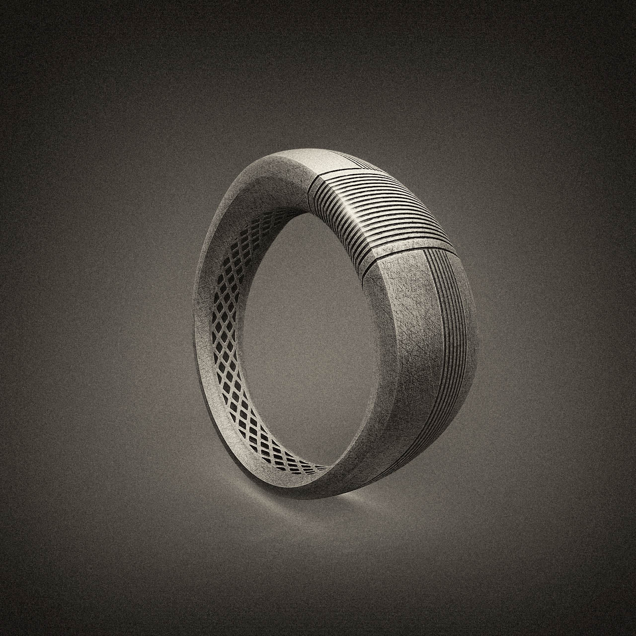 Dune Ring with Sci Fi Vibes